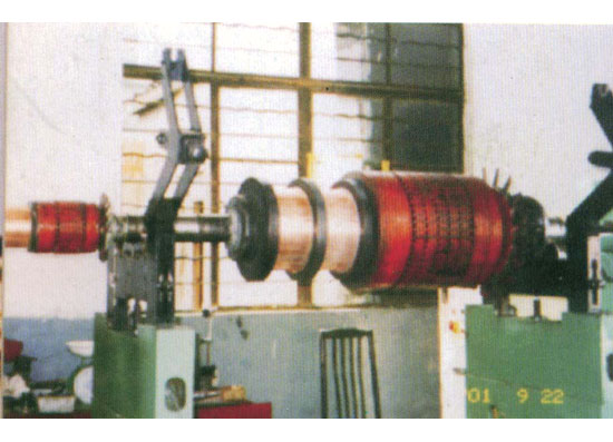 2500KW電機(jī)維修現(xiàn)場(chǎng)
